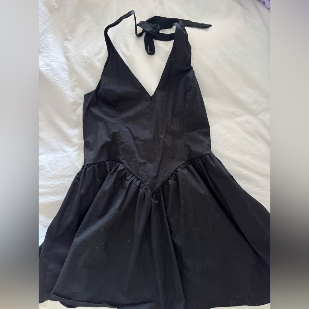 Wild Fable Black Halter Dress